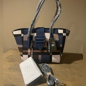 NWT MKF Collection Stunning handbag with matching‎ wallet